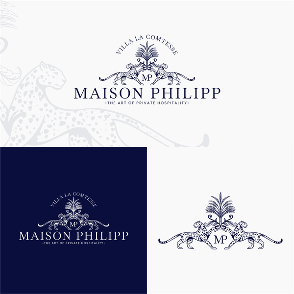 vintage classic logo for Maison Philipp