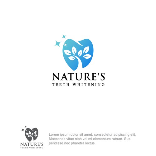 Nature's Teeth Whitening - Needs a Natural Company Logo Design by hasnagraphics