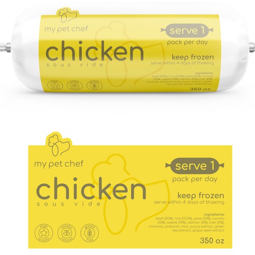 Premium Fresh Dog Food Design by Totoya