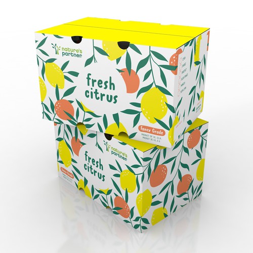 Help us design a Colorful Citrus Box that WOWs! Design by MishkaBooo design