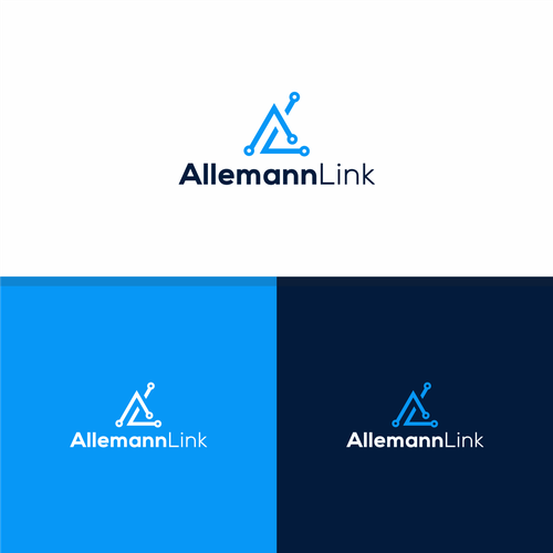 Software/Data analysis company logo embedding the letter A and L Design by colorworks™