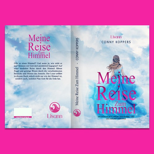 Cover for spiritual book My Journey to Heaven Design by Tayyab Artist