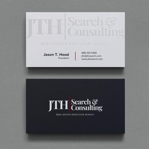 Business Card Design for Executive Search Firm Design by Birendra Chandra Das