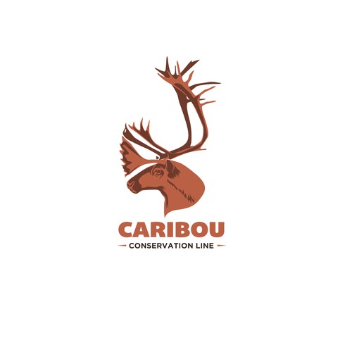 Logo design to help raise funds for Caribou species at risk in canada. Design by Anastasia Kristina