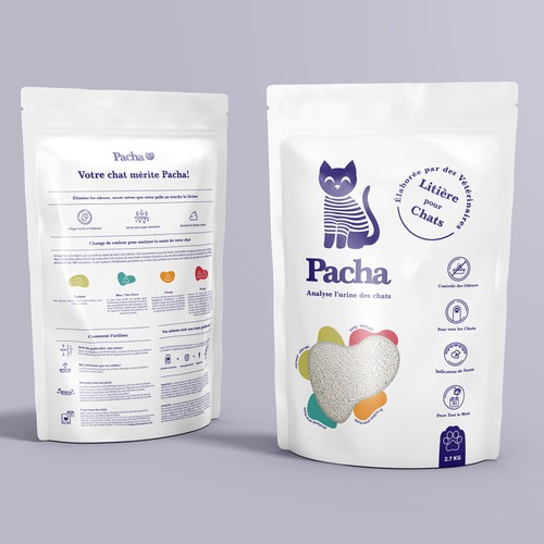 Cat Litter startup Minimalistic packaging - Contest Design by Inmyde