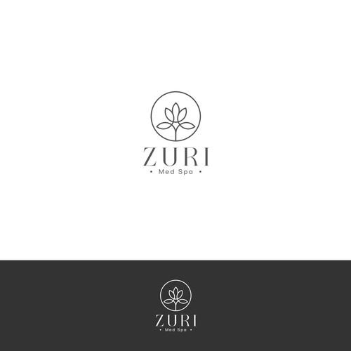Zuri Med Spa Logo Diseño de Mungkas_CreativeLabs
