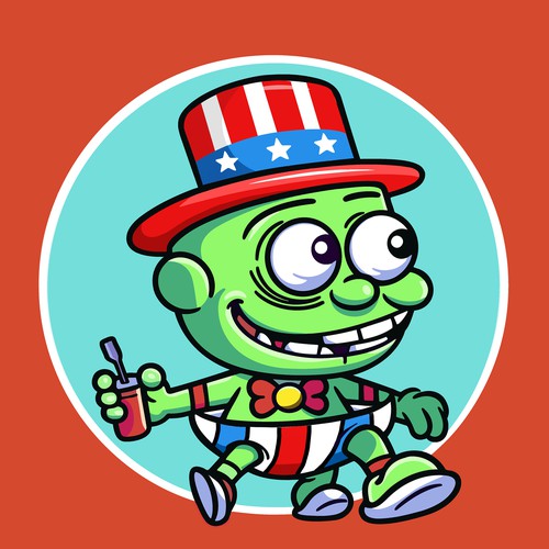 Mascot for Uranus Fudge Factory and General Store Design by Sign Relation