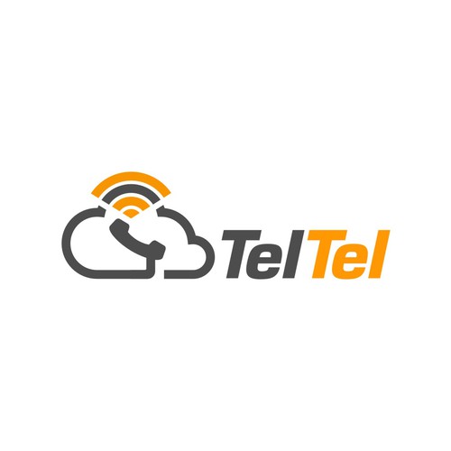Modern colorful cloud based telephone company logo Design by TIDAK