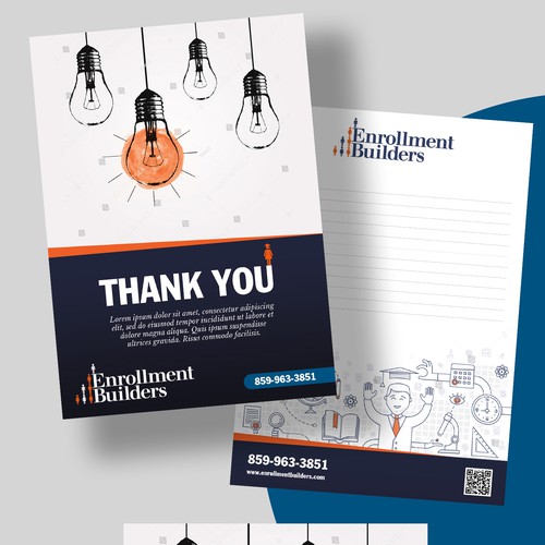 Design a thank you card for us to send to clients using our ad creative as inspiration Design von Studio Eight