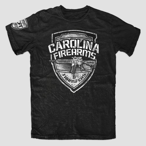 Create Carolina Firearms some tactical gun themed shirt designs Design by Ely!
