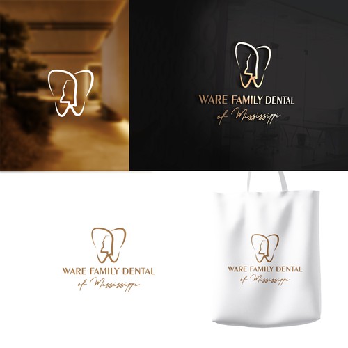 Sophisticated logo for esthetic/cosmetic dental office in Mississippi Design by ExclusiveDGN