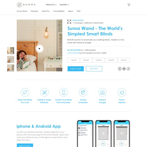 Shopify Design for New Smart Home Product! Réalisé par DesignExcellence