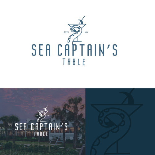 Sea Captain's Table Logo Design Design by PrettynPunk