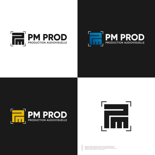 Modern and ambitious logo for a new Production Company (live recording, events production...) Design by HRVOJEH