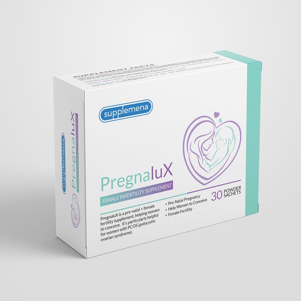 Design by Design House™ titled "Packaging Box for PregnaluX"