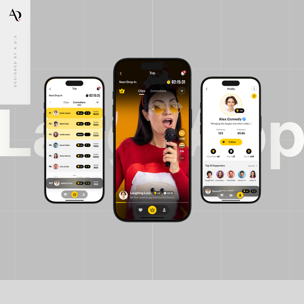 Laugh App Ui design