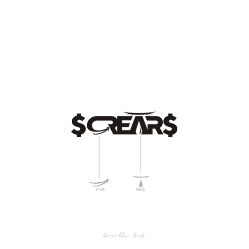 $CREAR$ — Logo Expressing Anger & Sadness For A Music Label Design by Gorilla Art ™