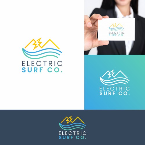 Electric Surf Co - design a fun lifestyle brand! Design by SPECTAGRAPH