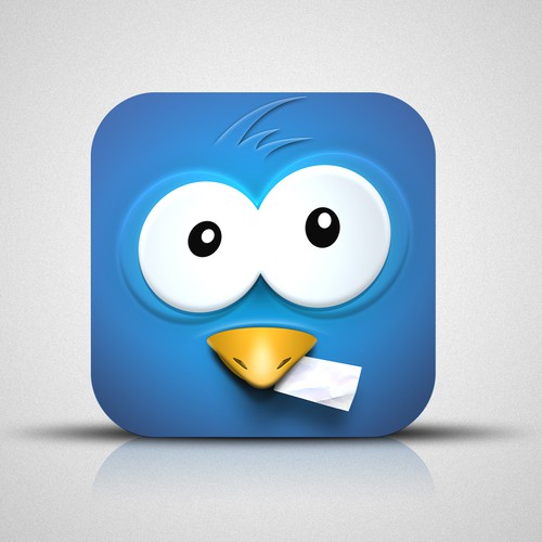 iOS app icon design for a cool new twitter client Réalisé par Cerpow