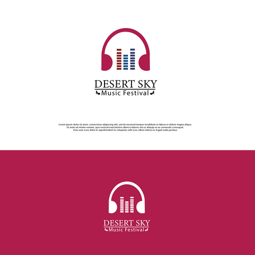 Desert Sky Music Festival Design by mechecellyn