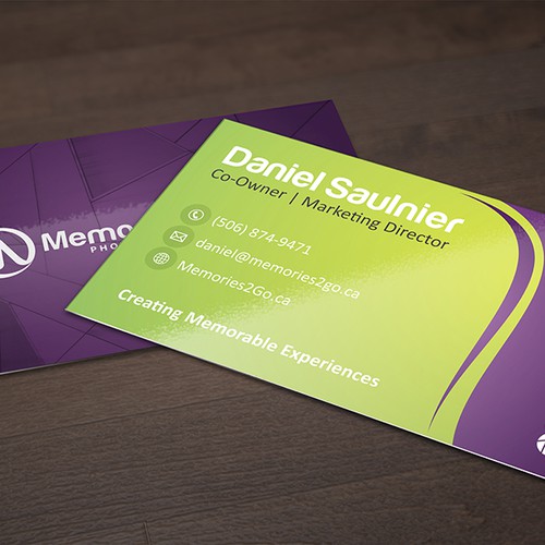 Create a business card for Luxurious Photo Booth Rentals! Design by miljandesign