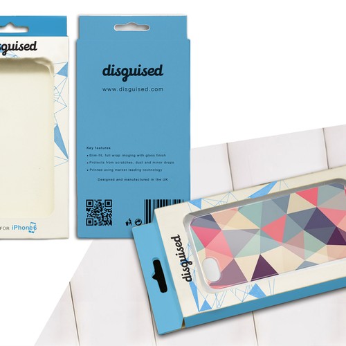 Create modern & stylish phone case packaging for high-end phone case company "disguised" Design by giuls.t