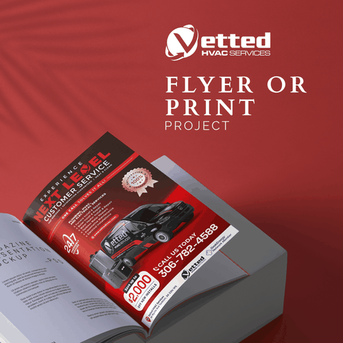 HVAC Eye Catching Magazine AD Design by Aditiya Reza P.