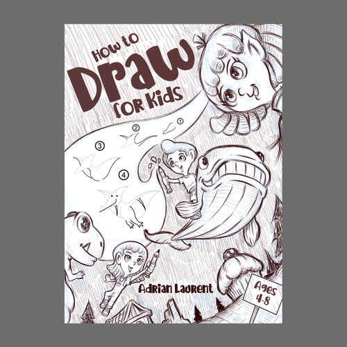 How to Draw for Kids Ages 4-8 - 5 Books by Laurent, Adrian