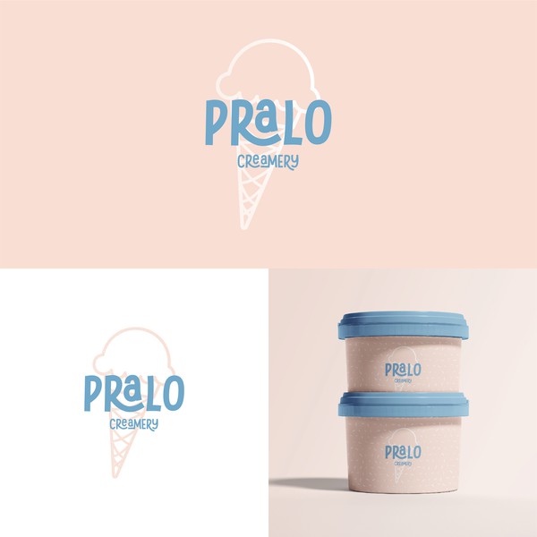 Design realizzato da Marila Bau intitolato "Logo proposal for Pralo"