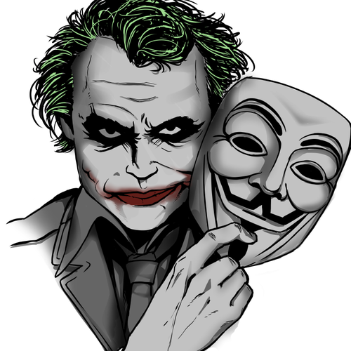 Design Tattoo Designs - Joker Anonymous por Caelum00