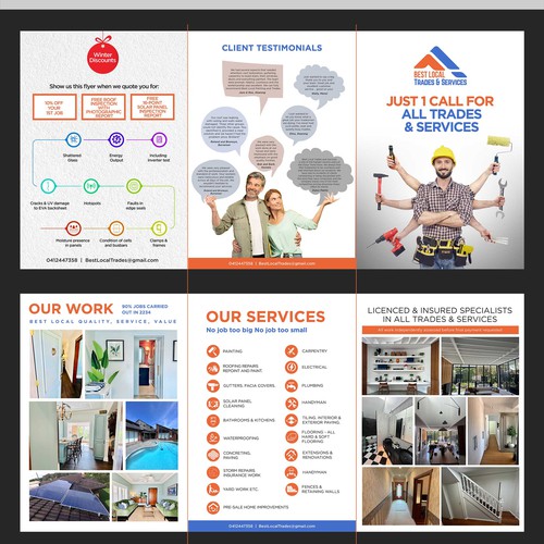 Design a Powerful New Flyer for Best Local Trades & Services Design by IDEA Logic✅✅✅✅