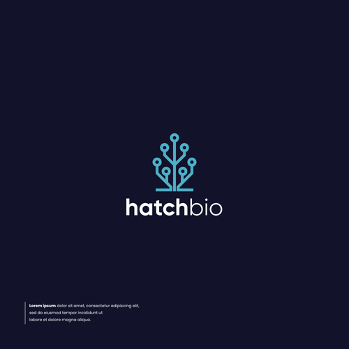 Design a logo for an innovative biotech company that efficiently hatches new medicines Design by yapo™