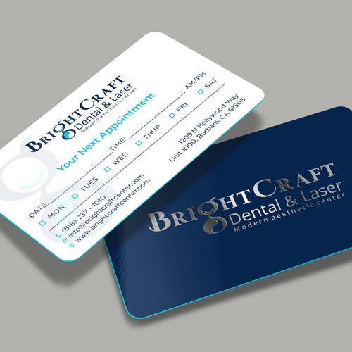 Modern Dental and Medical SPA business card Design réalisé par RENEXIT