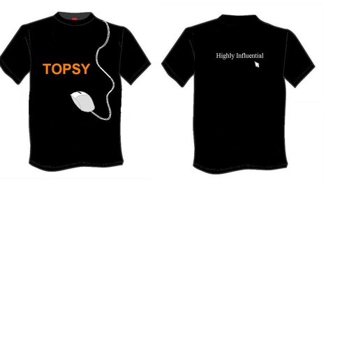 T-shirt for Topsy Diseño de PJ Lucas