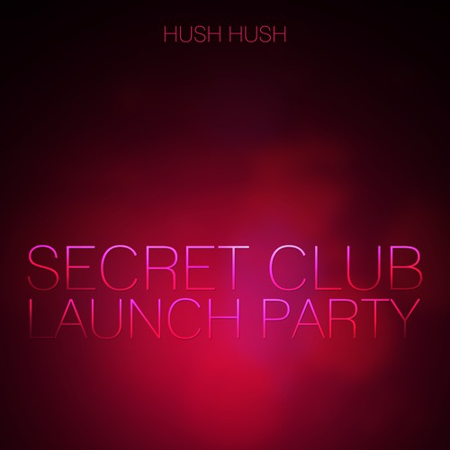 Exclusive Secret VIP Launch Party Poster/Flyer Diseño de abner