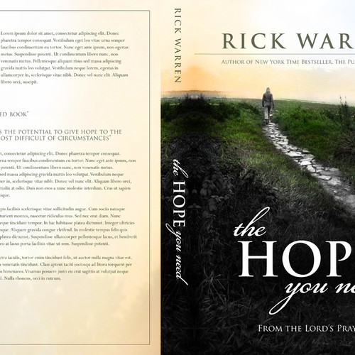 Design Rick Warren's New Book Cover Design réalisé par tamarjames