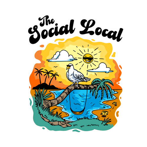 Beachy Clothing Brand Logo Design by Ongie