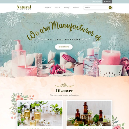 Web page design contest entry by I'm Possible19