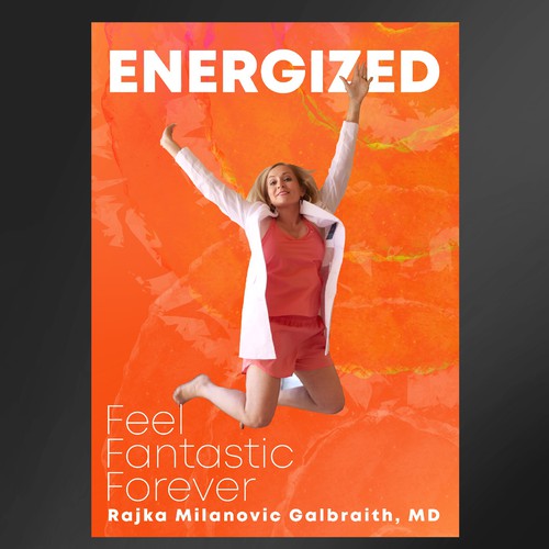 Design a New York Times Bestseller E-book and book cover for my book: Energized Diseño de namanama