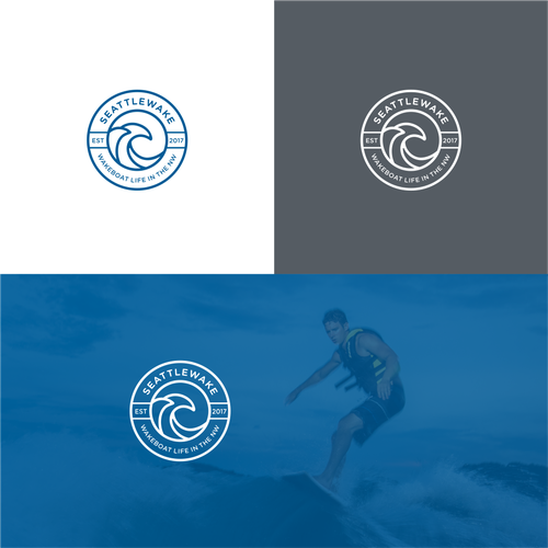 NEW logo for seattlewake -  wakesurfing logo Design by Reg Creative