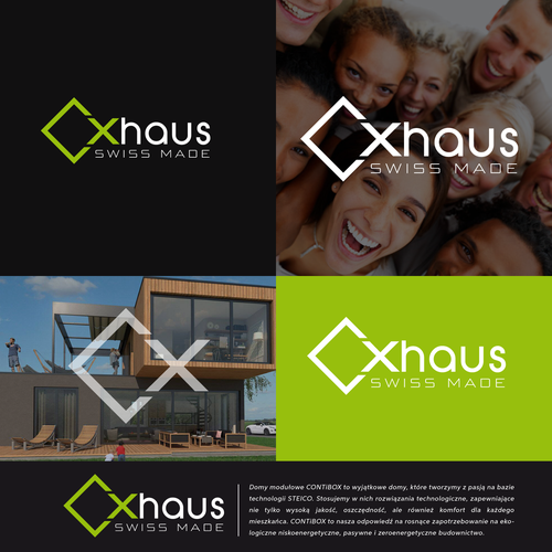 X Haus: logo for modern and ecological swiss made houses Design réalisé par Luc99