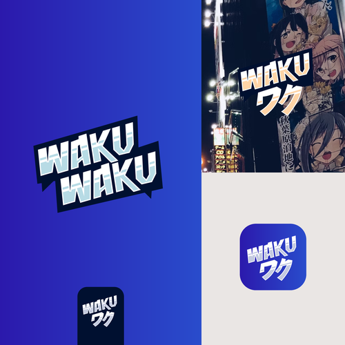Waku Waku App Logo! Design by Dezione
