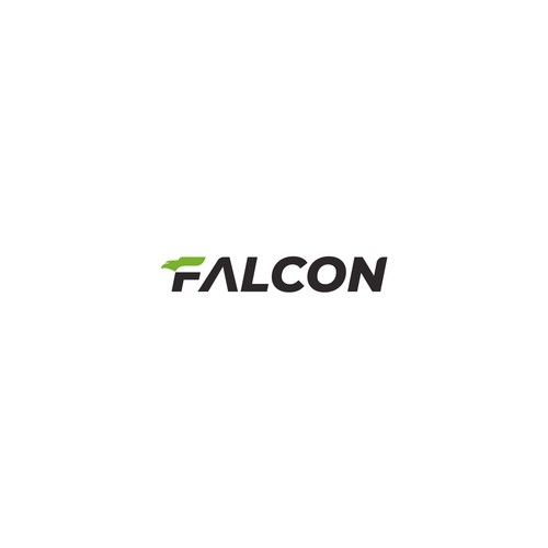 Falcon Sports Apparel logo Diseño de Wanderline