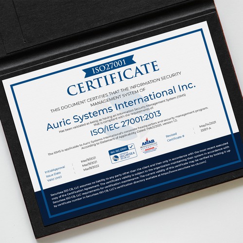 ISO Certificate Design Design by GrApHiC cReAtIoN™