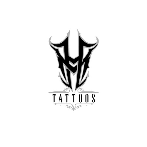 Darkart logo for an up & coming tattoo artist. Design by Art`len