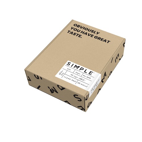 SIMPLE shipping box Design by Shisiouk