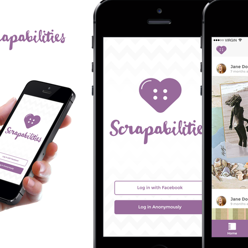 "Operation Scrapbook" - App for scrapbookers Design by Design by Andrea