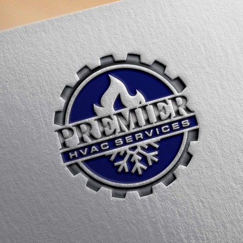 LOGO for HVAC Company (Air-conditioning, cooling and heating) Diseño de 7statis