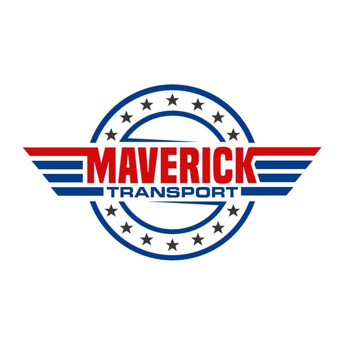 Bold logo for Maverick Transport Design by CZRxMNLNG