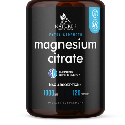 Premium Magnesium Citrate Design needed for Nature's Nutrition Design by UnderTheSea™